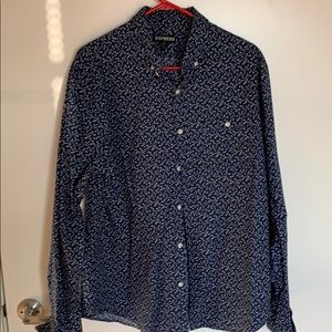 Express Button Down Dress Shirt
